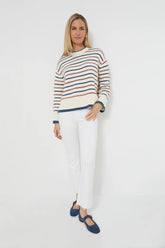 Summer Denim Twill Michaela Flats